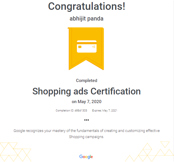 Google Shopping Ads Certification